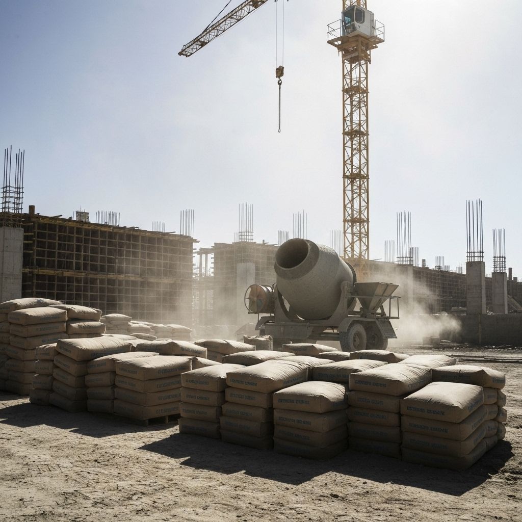 Materiales de construcción - Cemento y agregados