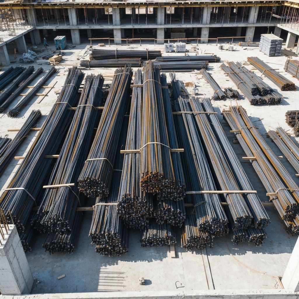 Varillas de acero y materiales estructurales